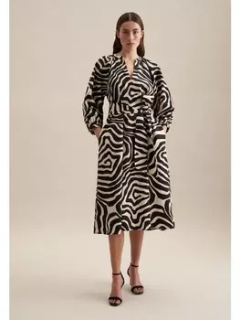 Длинное платье Seidensticker Regular, черный