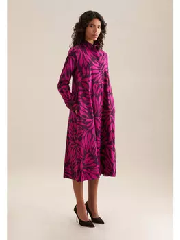 Длинное платье Seidensticker Regular, фиолетовый