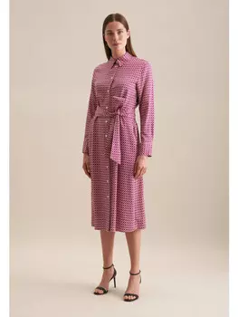 Длинное платье Seidensticker Regular, фиолетовый