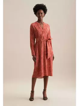 Длинное платье Seidensticker Regular, красный