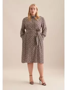 Длинное платье Seidensticker Regular, темно-синий