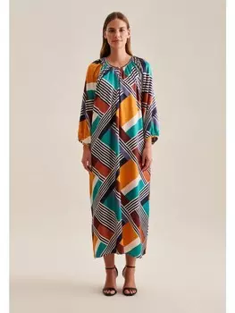 Длинное платье Seidensticker Regular, темно-синий