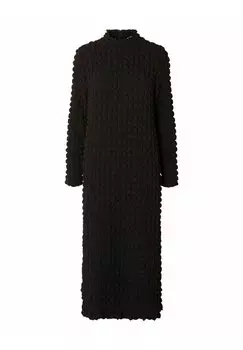 Длинное платье Selected, черный