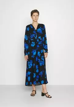 Длинное платье Selected, черный