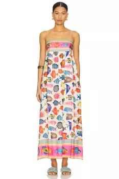 Длинное платье Skylar Show Me Your Mumu, rainbow reef