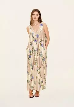 Длинное платье SLIP Odd Molly, бежевый