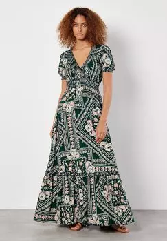 Длинное платье SMOCKED Apricot, зеленый