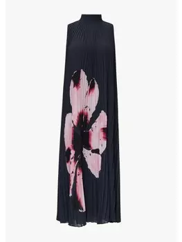 Длинное платье sOliver BLACK LABEL lang, синий