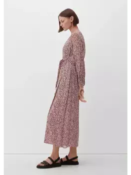 Длинное платье sOliver BLACK LABEL lang, розовый