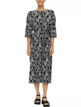 Длинное платье SOLIVER RED LABEL, черный