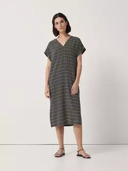 Длинное платье Someday Quadi, цвет schwarz/creme