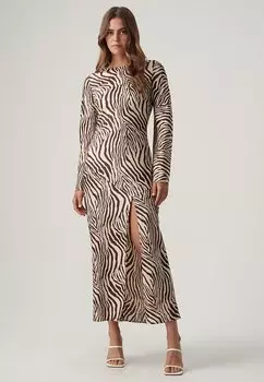 Длинное платье ST MRLO, бежевый