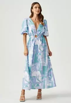 Длинное платье ST MRLO, сиреневый