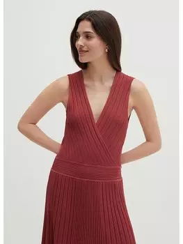 Длинное платье STEFANEL, бордо