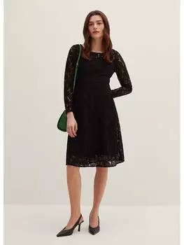 Длинное платье STEFANEL, черный