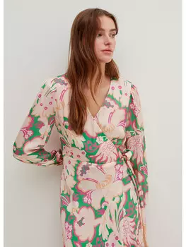 Длинное платье STEFANEL, цвет ros/grn