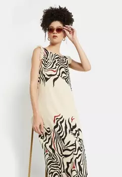 Длинное платье STILOSO Be Sunset, бежевый