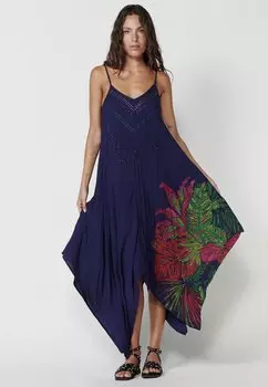 Длинное платье STRAP Koroshi, мультиколор