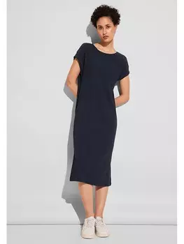 Длинное платье Street One, темно-синий