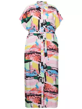 Длинное платье Studio Untold Hemdblusen, зеленый