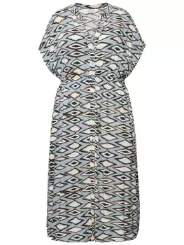 Длинное платье Studio Untold Midi, цвет blaugrau