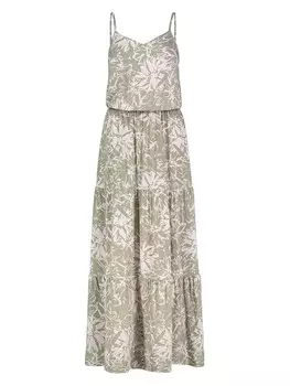 Длинное платье Sublevel, цвет hellgrn/beige