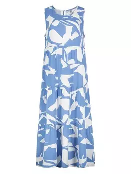 Длинное платье Sublevel, голубой/белый