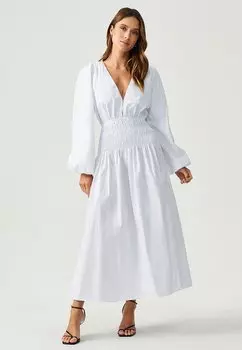 Длинное платье SVEL, белый