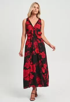 Длинное платье SVEL, красный