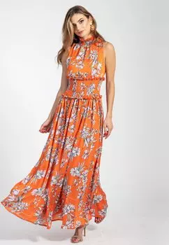 Длинное платье Swing Fashion, оранжевый