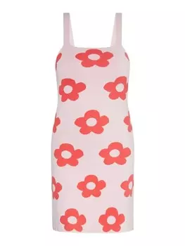 Длинное платье Swirly, розовый