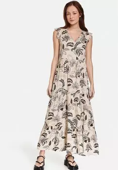 Длинное платье Taifun, бежевый
