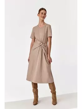 Длинное платье TATUUM, бежевый