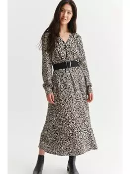 Длинное платье TATUUM, черный/белый