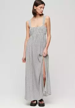 Длинное платье TIE BACK Superdry, белый