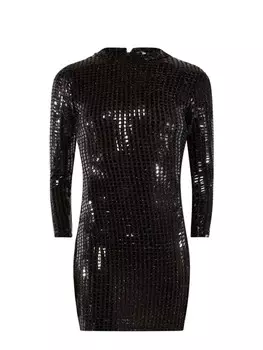 Длинное платье TOOCHE Cocktail Disco, черный