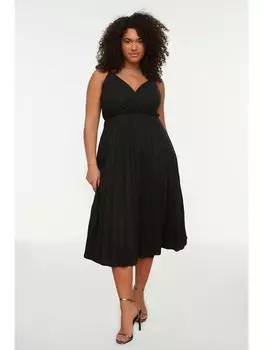 Длинное платье trendyol, черный