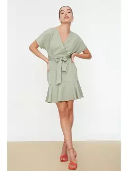 Длинное платье trendyol, мятный