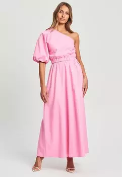 Длинное платье TUSSAH, светло-розовый