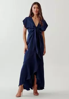 Длинное платье TUSSAH, темно-синий