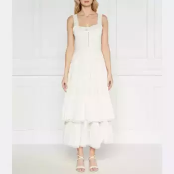 Длинное платье Twin-Set, белый