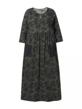 Длинное платье Ulla Popken, цвет lodengrn