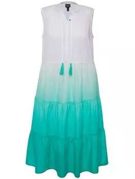 Длинное платье Ulla Popken, цвет trkisgrn