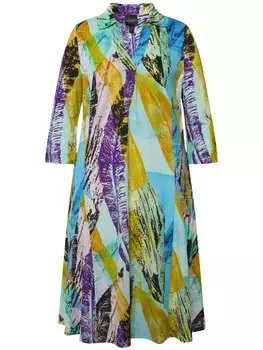 Длинное платье Ulla Popken Hemdblusen, цвет pistazie