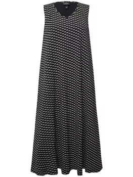 Длинное платье Ulla Popken Jersey, черный
