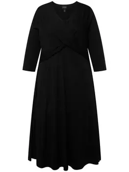 Длинное платье Ulla Popken Jersey, черный