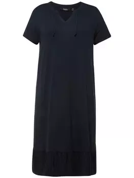 Длинное платье Ulla Popken Jersey, синий