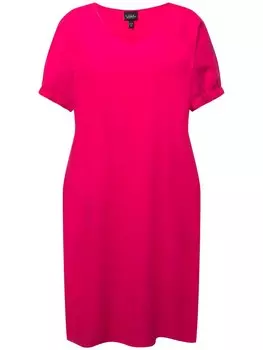 Длинное платье Ulla Popken Midi, цвет fuchsia pink