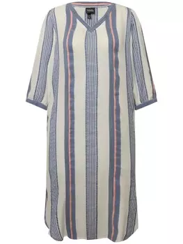 Длинное платье Ulla Popken Midi, цвет schneewei