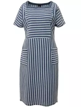 Длинное платье Ulla Popken Midi, цвет blue denim